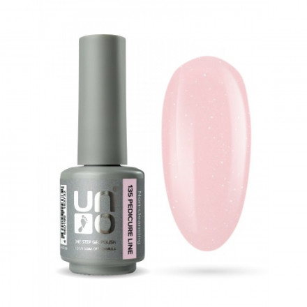 UNO   PEDICURE LINE   #135   Гель-лак однофазный для педикюра   8мл (8г)