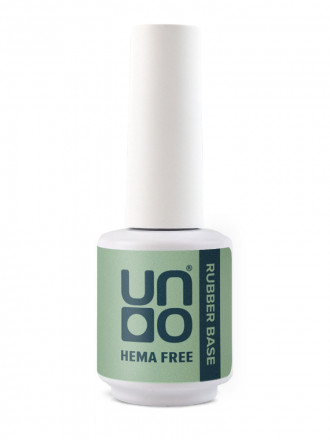 UNO   Base RUBBER HEMA FREE   10мл (10г)   База прозрачная гипоаллергенная