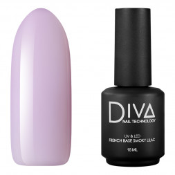 French base Smoky Lilac, 15 мл DIVA