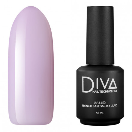 French base Smoky Lilac, 15 мл DIVA