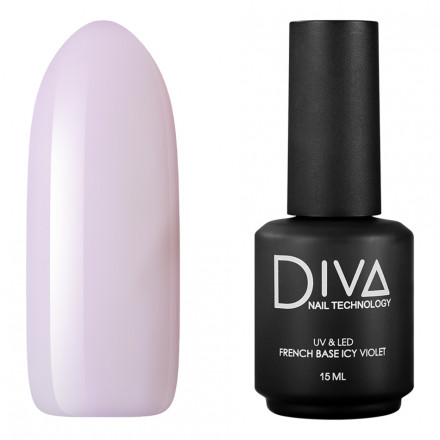 French base Icy Violet, 15 мл DIVA