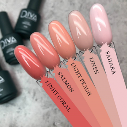 French base Light Peach, 15 мл DIVA