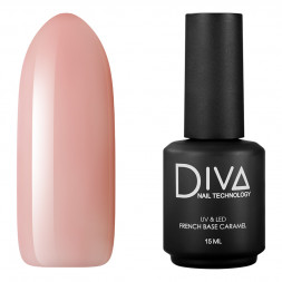 French base Caramel, 15 мл DIVA